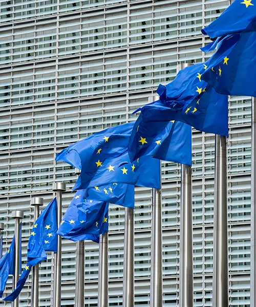 Planung von Europa Transporte mit digitaler Logistikübersicht